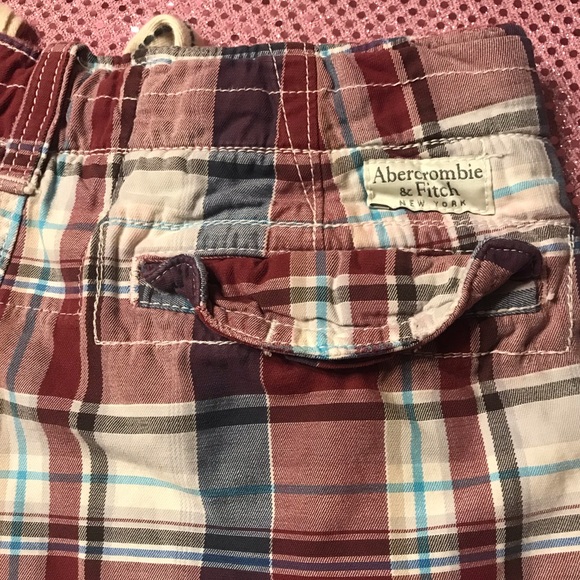 SOLD Abercrombie & Fitch New York Plaid Shorts 30 - Picture 3 of 6